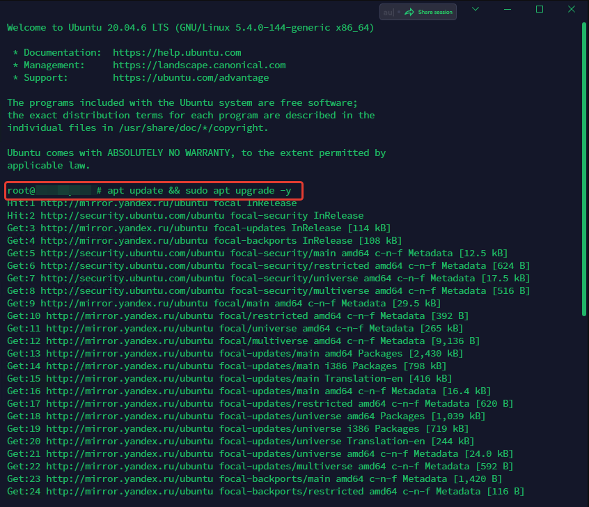 Как быстро обновить Ubuntu 20.04 до Ubuntu 22.04