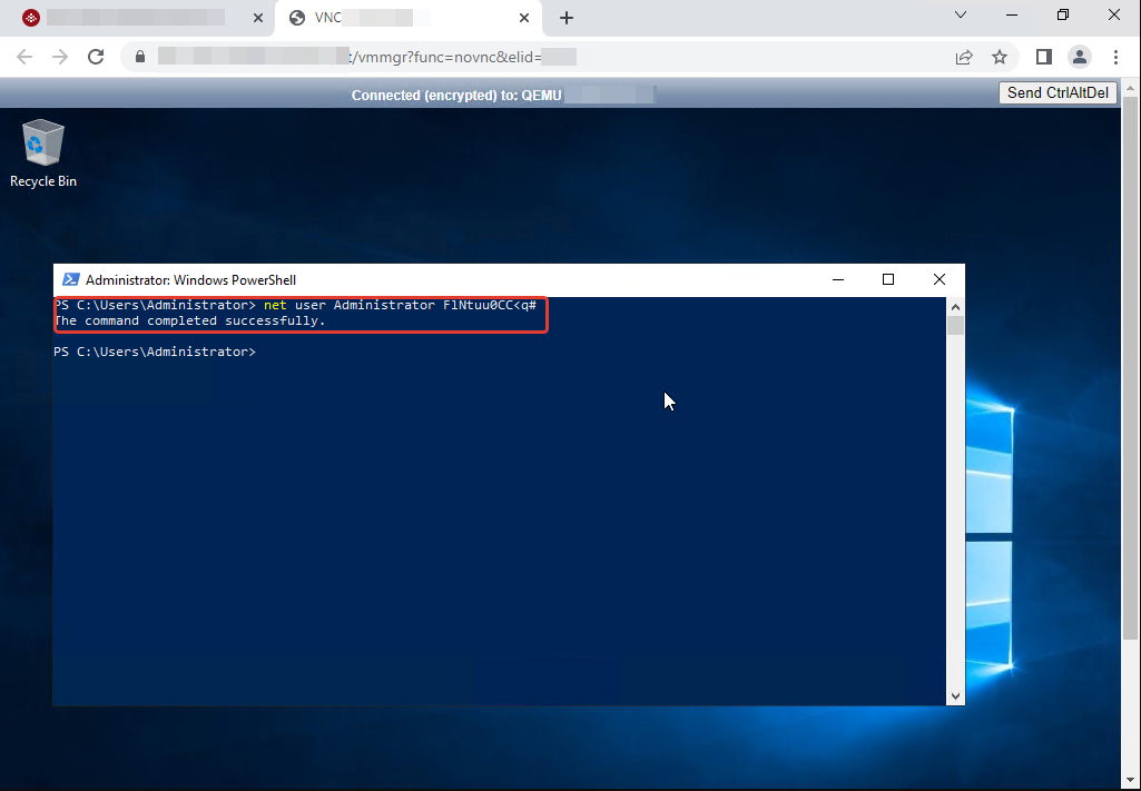 Как сбросить пароль пользователя в Windows Server