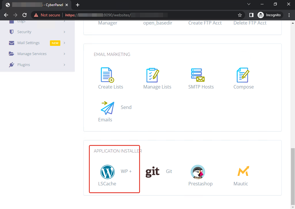 Как установить CyberPanel на Linux Ubuntu сервере